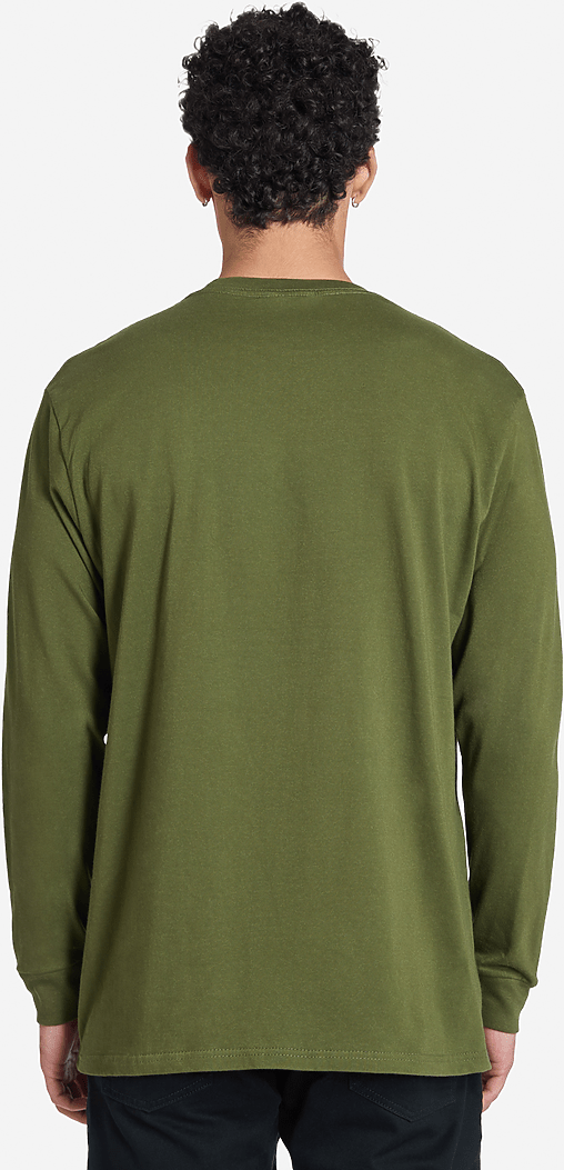 Lane Seven Ls15009 Heavyweight Long Sleeve Tee - Army Green