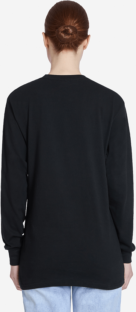 Lane Seven Ls15009 Heavyweight Long Sleeve Tee - Black