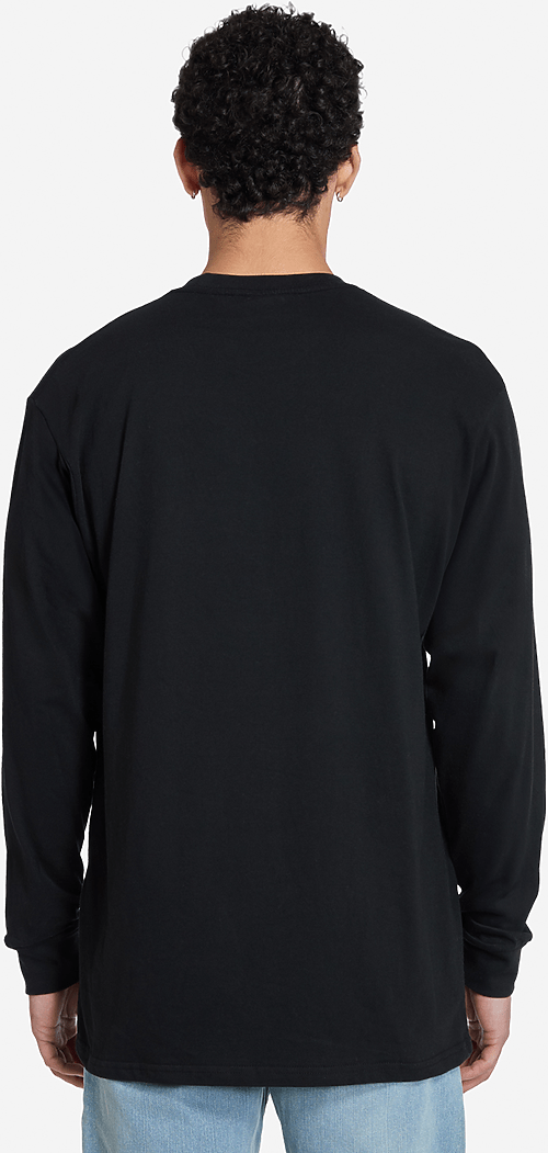 Lane Seven Ls15009 Heavyweight Long Sleeve Tee - Black