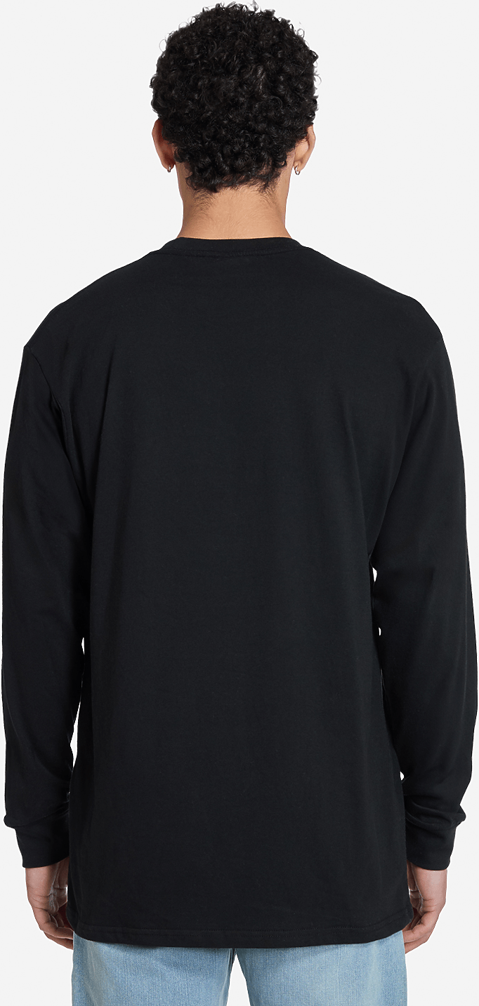 Lane Seven Ls15009 Heavyweight Long Sleeve Tee - Black