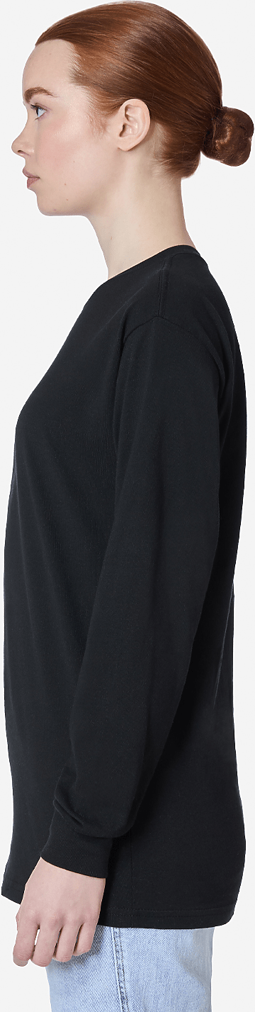 Lane Seven Ls15009 Heavyweight Long Sleeve Tee - Black
