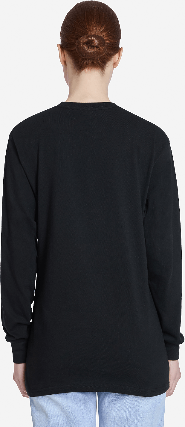 Lane Seven Ls15009 Heavyweight Long Sleeve Tee - Black