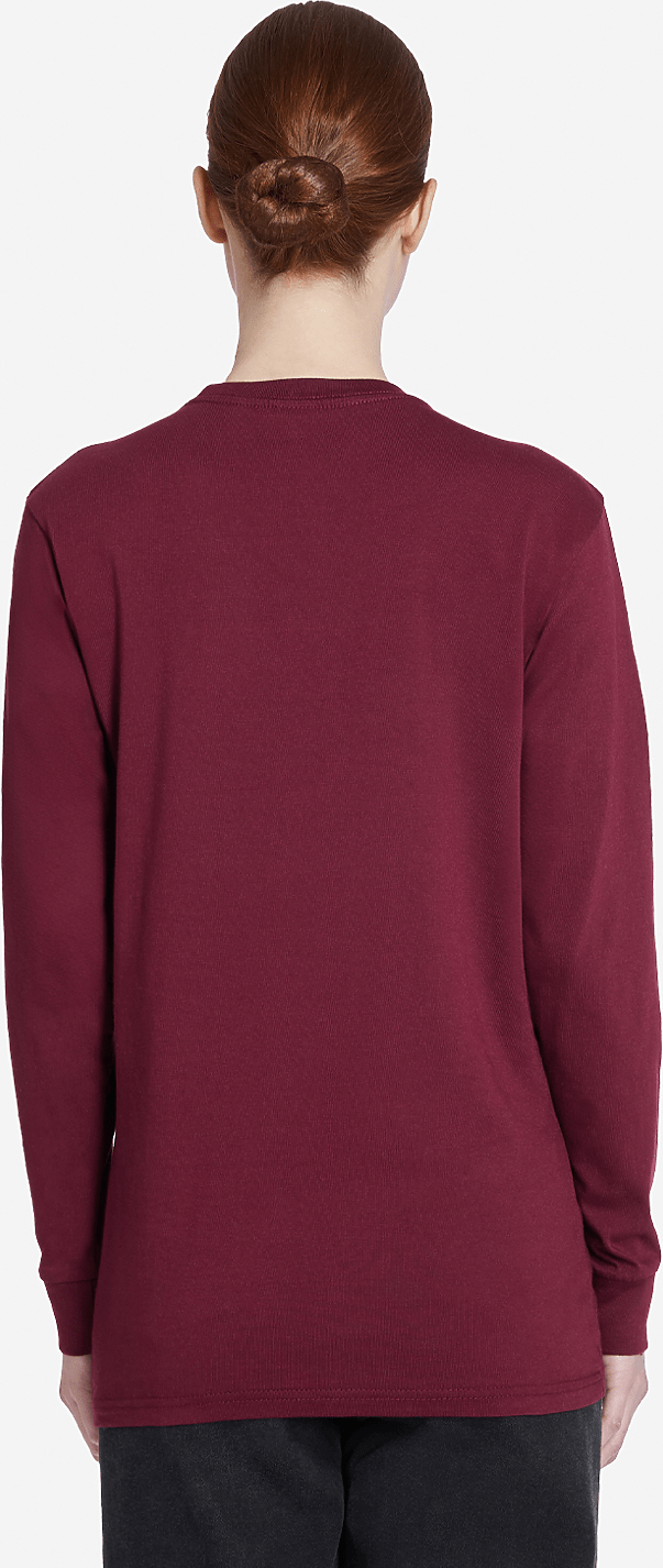 Lane Seven Ls15009 Heavyweight Long Sleeve Tee - Burgundy
