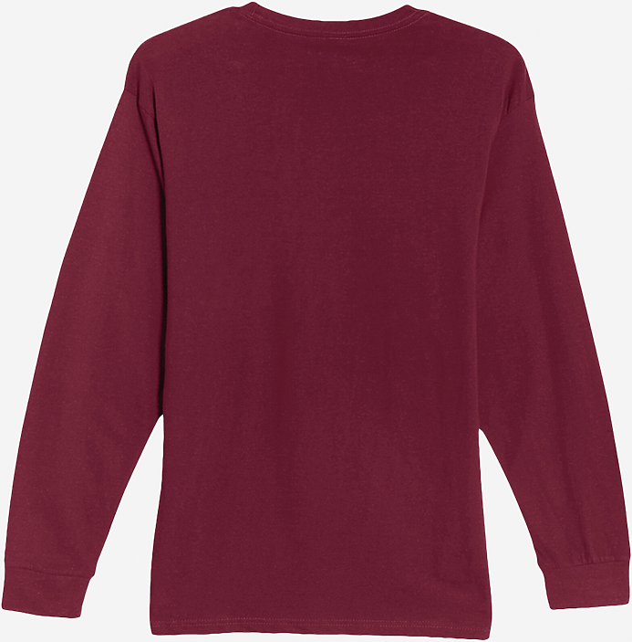 Lane Seven Ls15009 Heavyweight Long Sleeve Tee - Burgundy