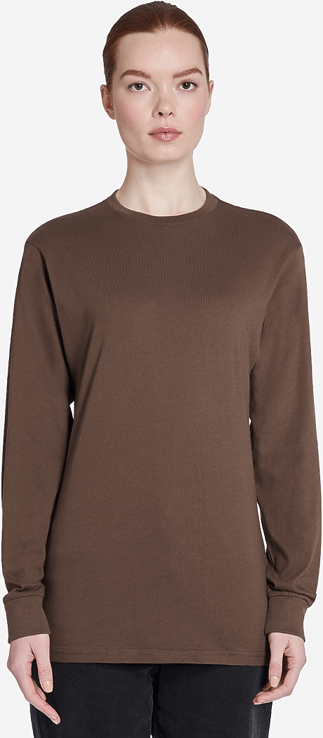 Lane Seven Ls15009 Heavyweight Long Sleeve Tee - Chestnut