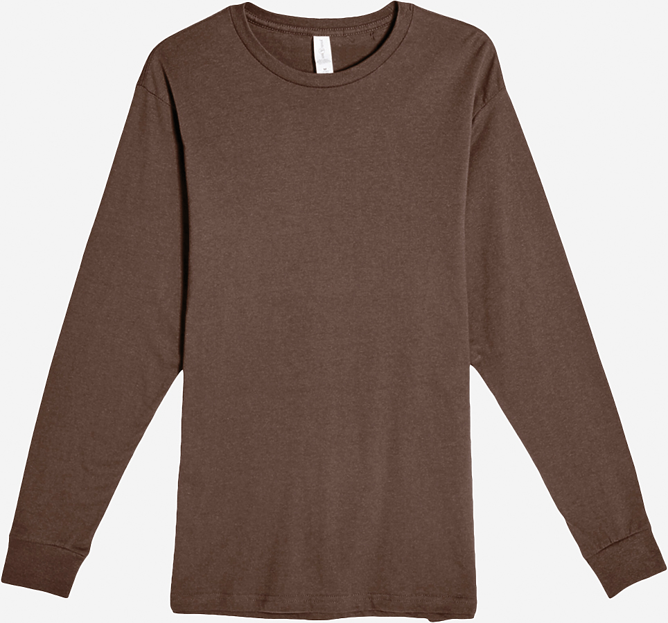 Lane Seven Ls15009 Heavyweight Long Sleeve Tee - Chestnut