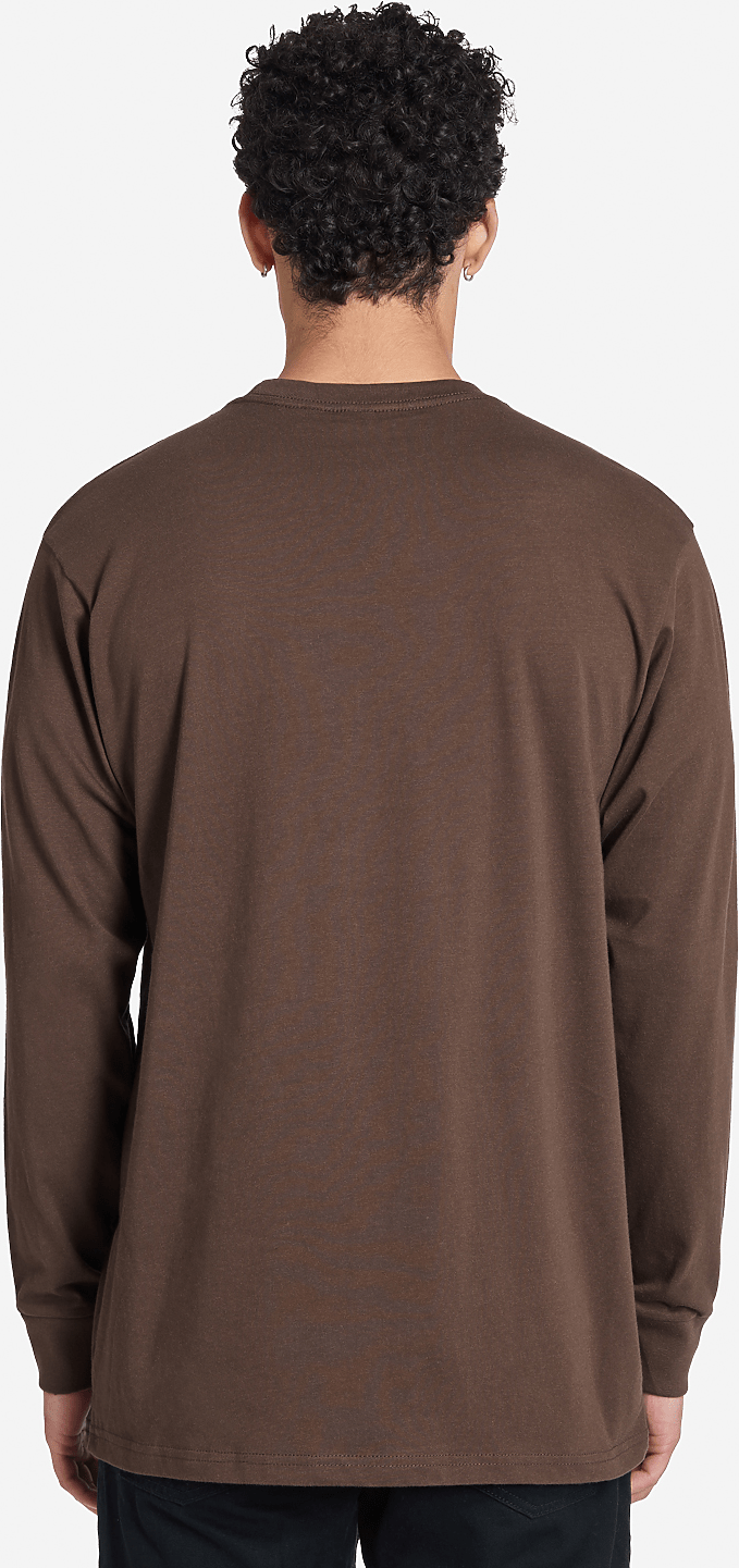 Lane Seven Ls15009 Heavyweight Long Sleeve Tee - Chestnut
