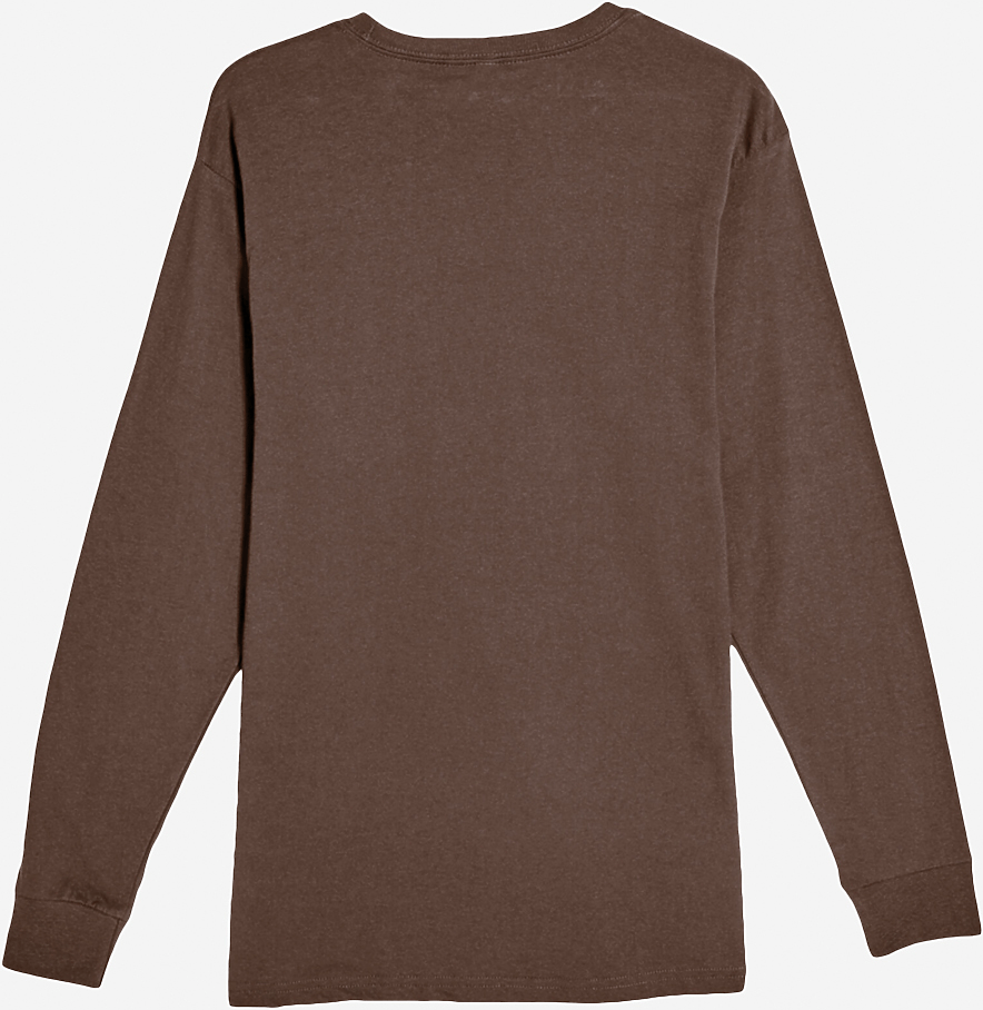 Lane Seven Ls15009 Heavyweight Long Sleeve Tee - Chestnut
