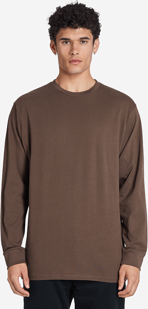 Lane Seven Ls15009 Heavyweight Long Sleeve Tee - Chestnut