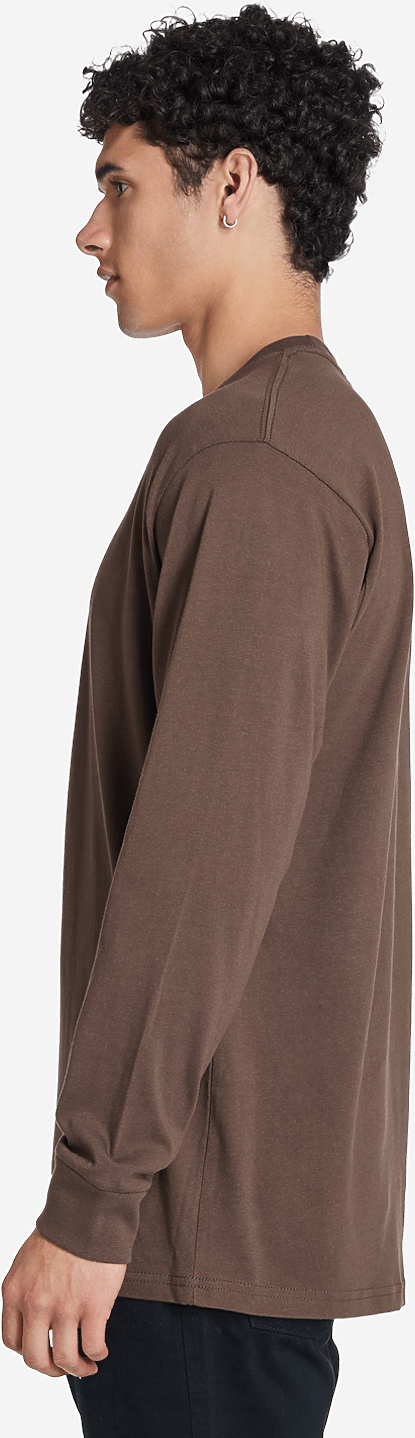 Lane Seven Ls15009 Heavyweight Long Sleeve Tee - Chestnut