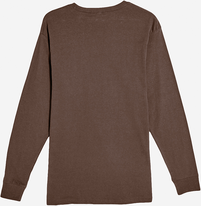 Lane Seven Ls15009 Heavyweight Long Sleeve Tee - Chestnut