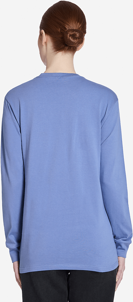 Lane Seven Ls15009 Heavyweight Long Sleeve Tee - Colony Blue