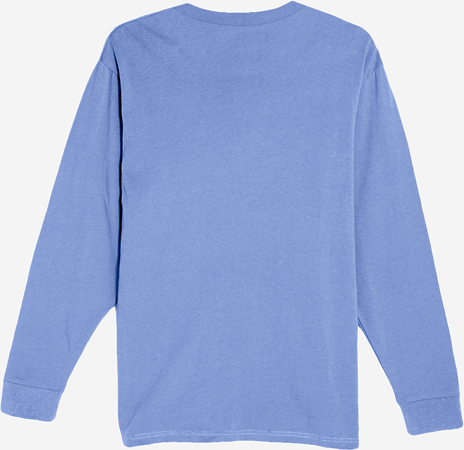 Lane Seven Ls15009 Heavyweight Long Sleeve Tee - Colony Blue