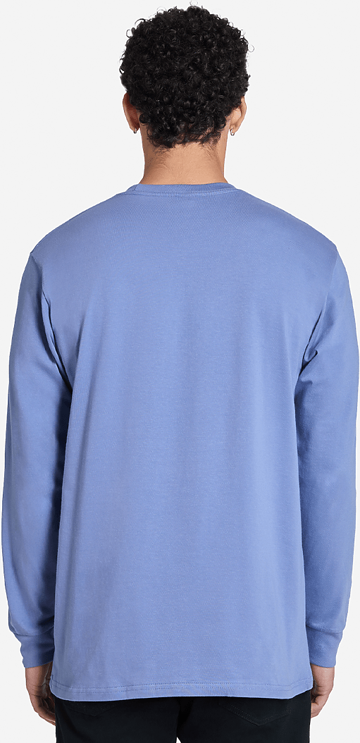 Lane Seven Ls15009 Heavyweight Long Sleeve Tee - Colony Blue