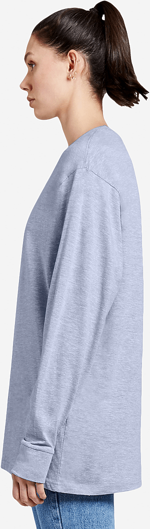 Lane Seven Ls15009 Heavyweight Long Sleeve Tee - Heather Grey
