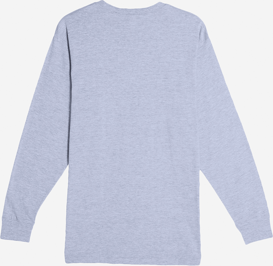 Lane Seven Ls15009 Heavyweight Long Sleeve Tee - Heather Grey