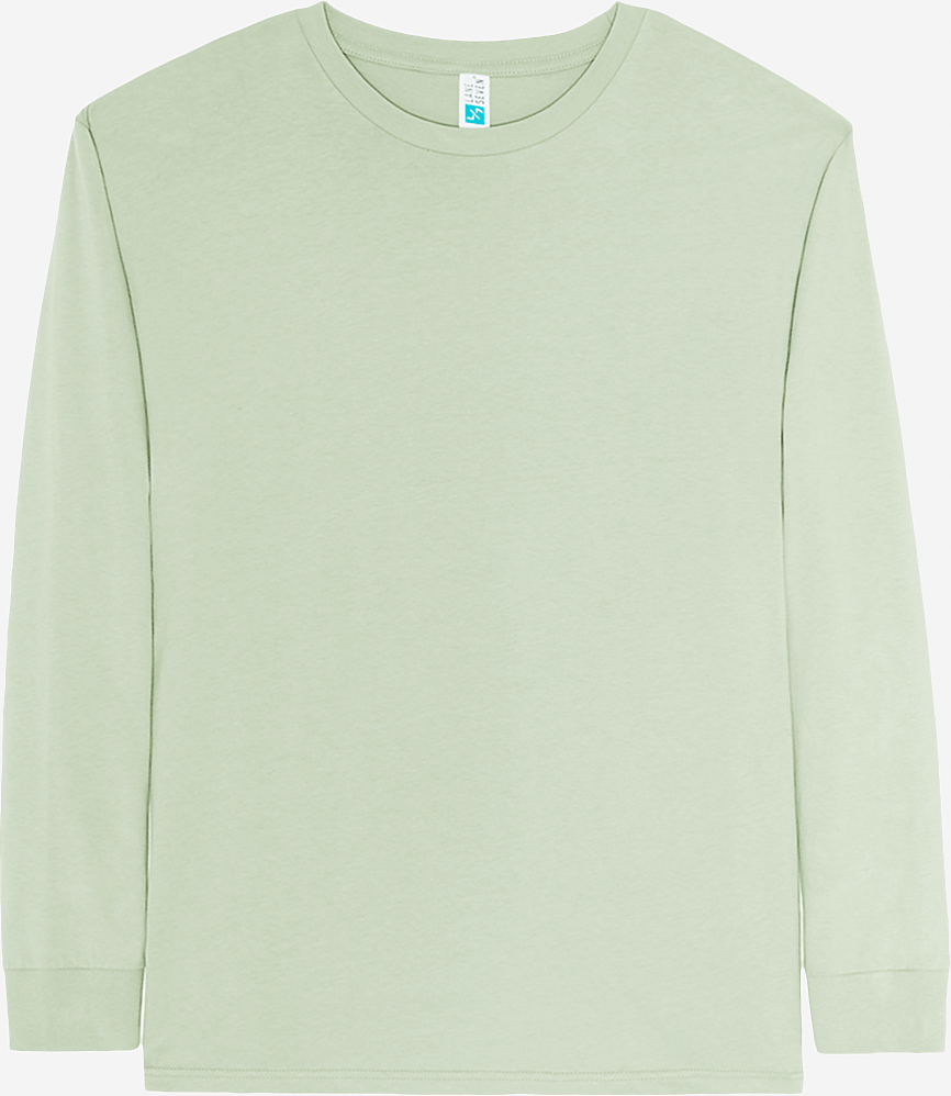 Lane Seven Ls15009 Heavyweight Long Sleeve Tee - Matcha