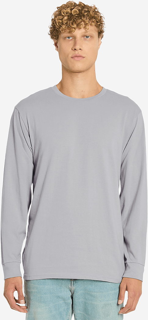Lane Seven Ls15009 Heavyweight Long Sleeve Tee - Moon Dust - Moon Dust / Adult Xs