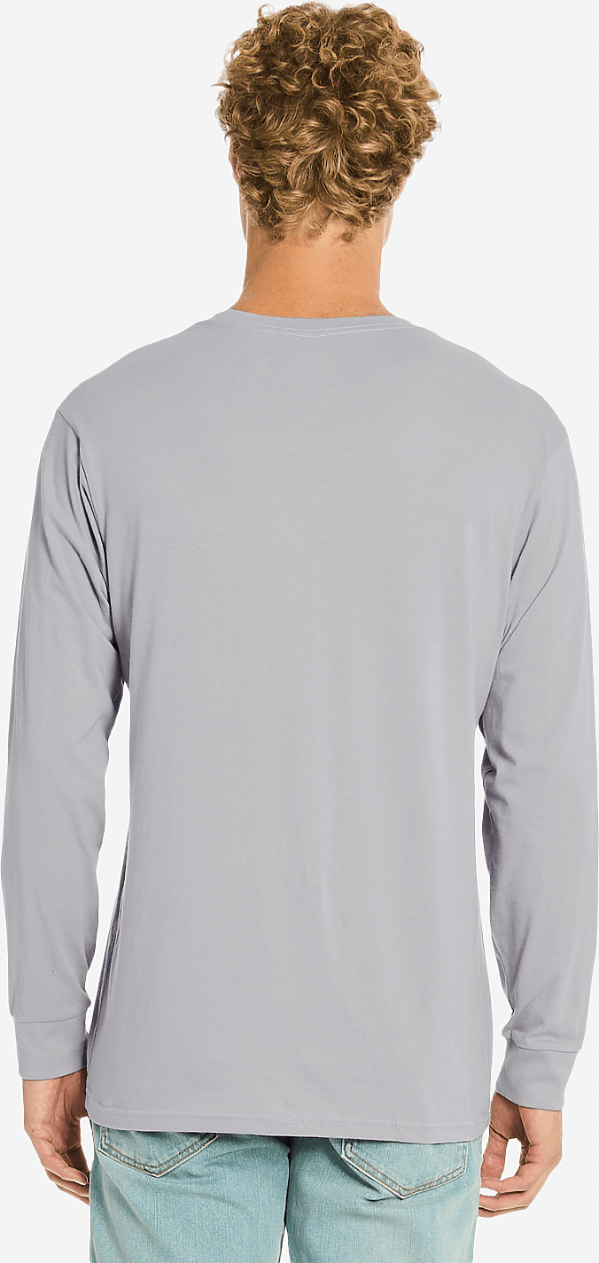 Lane Seven Ls15009 Heavyweight Long Sleeve Tee - Moon Dust