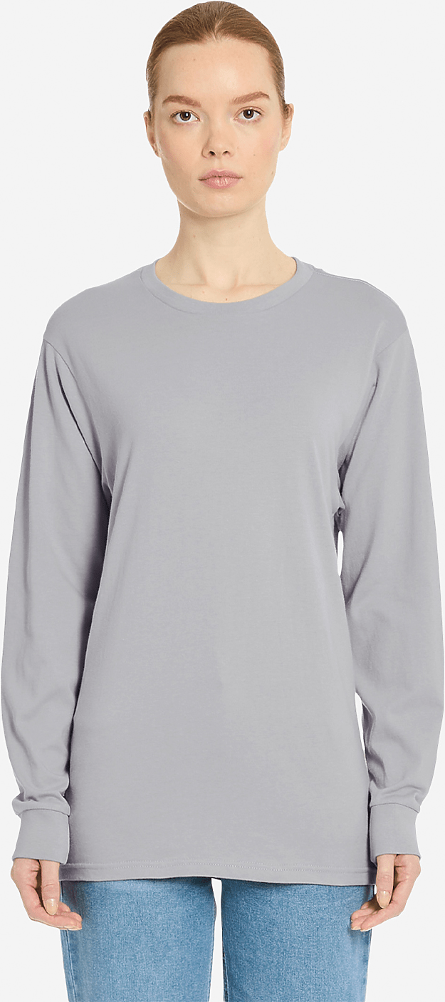 Lane Seven Ls15009 Heavyweight Long Sleeve Tee - Moon Dust