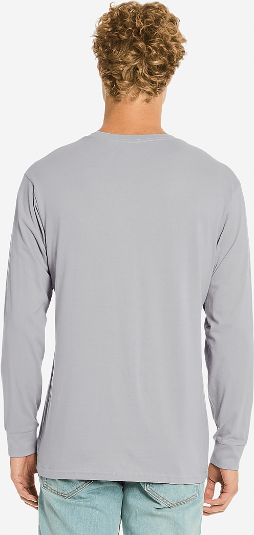 Lane Seven Ls15009 Heavyweight Long Sleeve Tee - Moon Dust