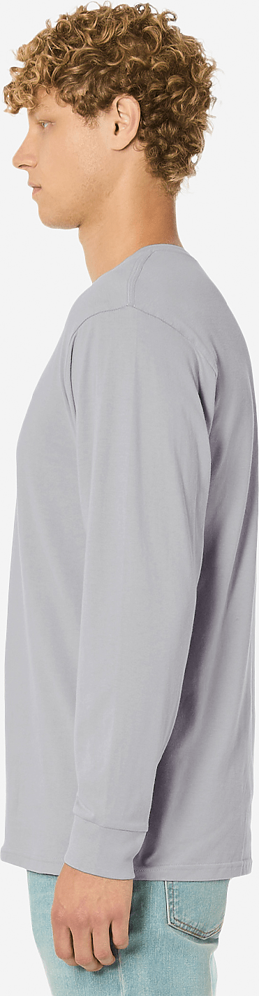 Lane Seven Ls15009 Heavyweight Long Sleeve Tee - Moon Dust