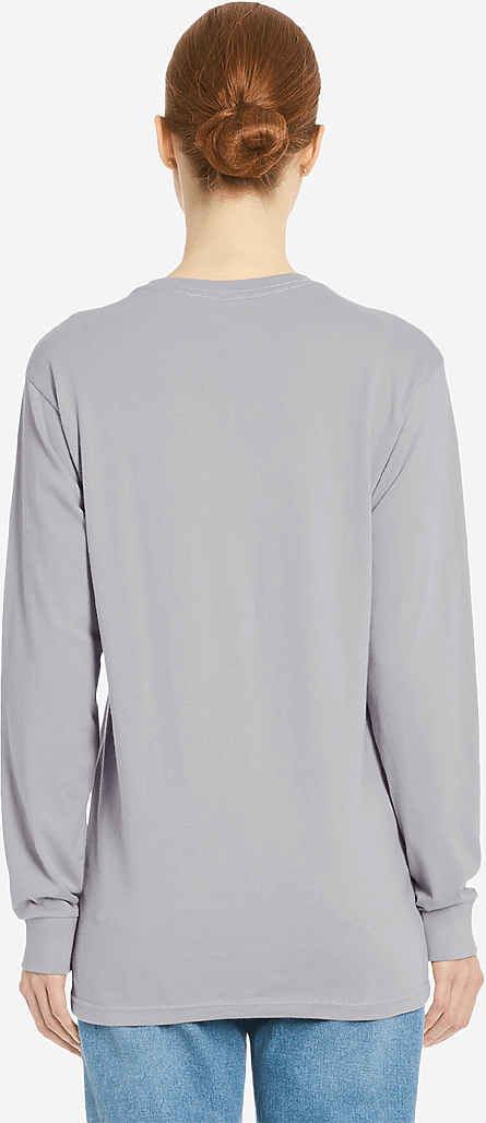 Lane Seven Ls15009 Heavyweight Long Sleeve Tee - Moon Dust