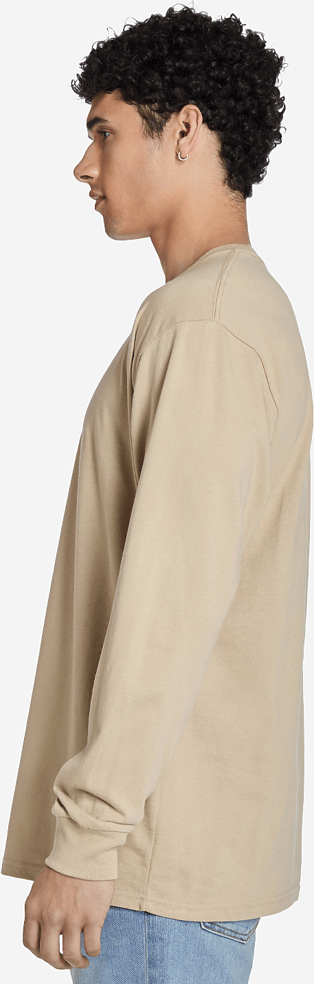 Lane Seven Ls15009 Heavyweight Long Sleeve Tee - Mushroom