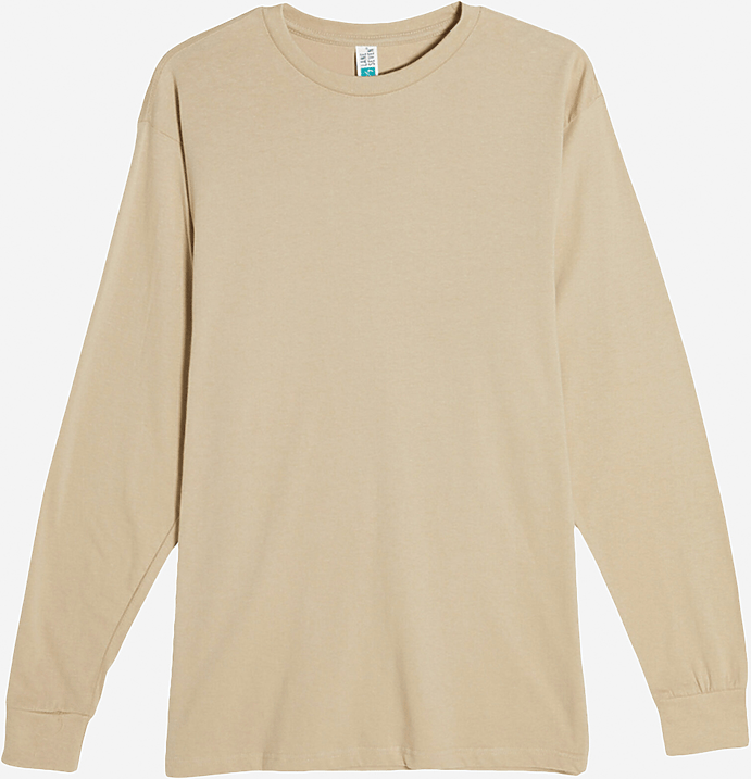 Lane Seven Ls15009 Heavyweight Long Sleeve Tee - Mushroom