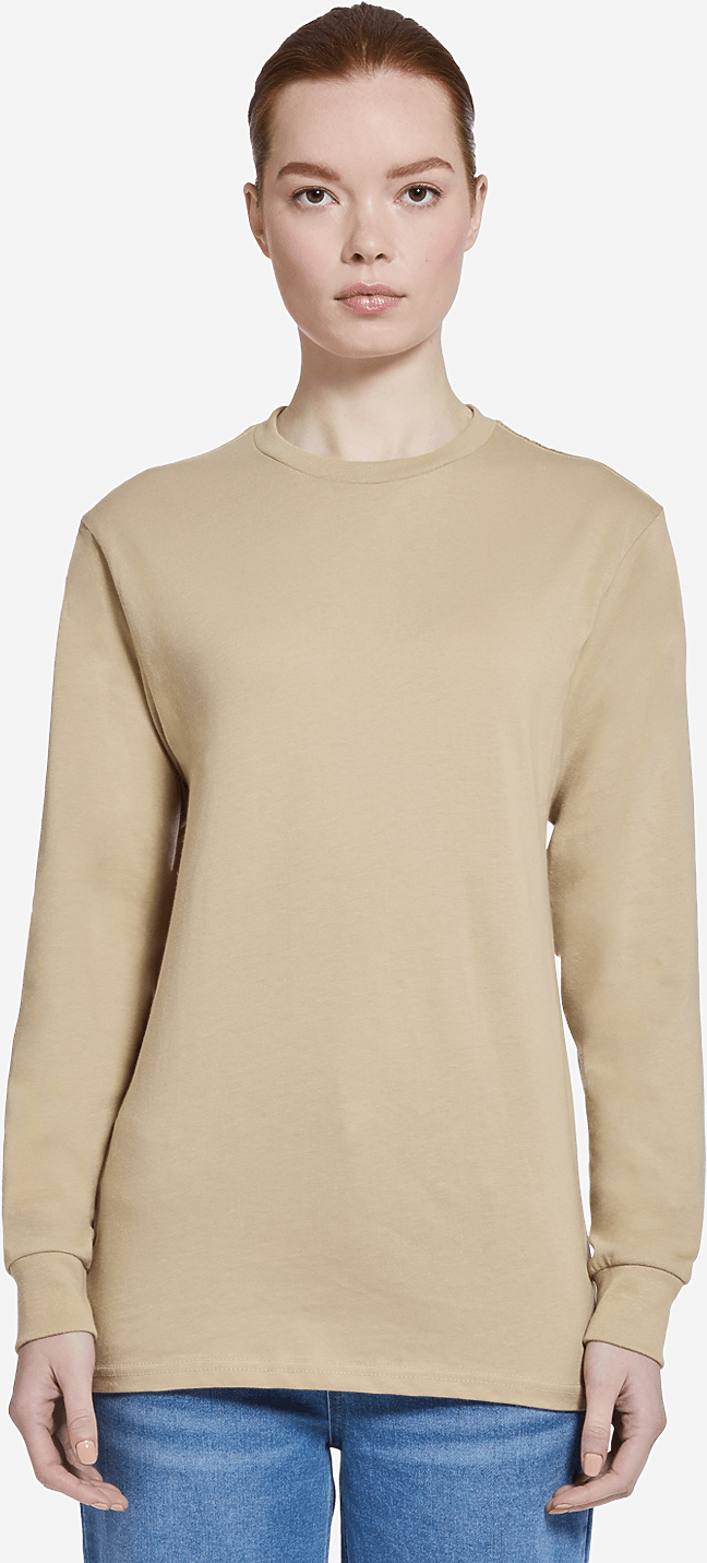 Lane Seven Ls15009 Heavyweight Long Sleeve Tee - Mushroom