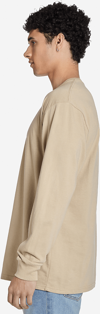 Lane Seven Ls15009 Heavyweight Long Sleeve Tee - Mushroom