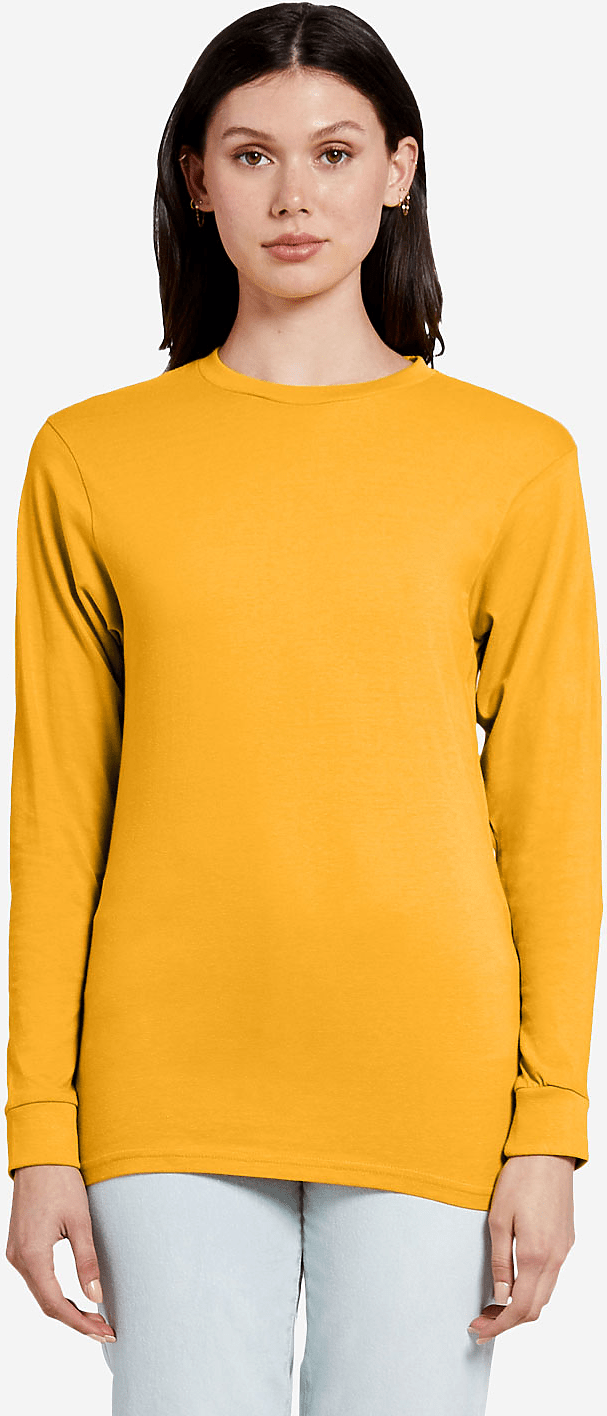 Lane Seven Ls15009 Heavyweight Long Sleeve Tee - Mustard