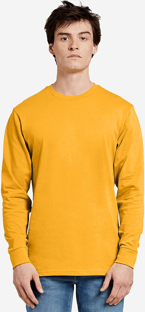 Lane Seven Ls15009 Heavyweight Long Sleeve Tee - Mustard
