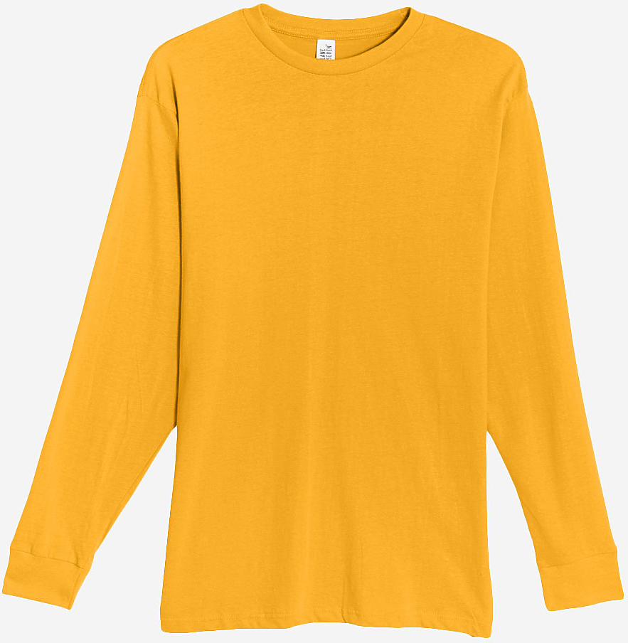Lane Seven Ls15009 Heavyweight Long Sleeve Tee - Mustard