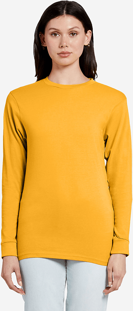 Lane Seven Ls15009 Heavyweight Long Sleeve Tee - Mustard