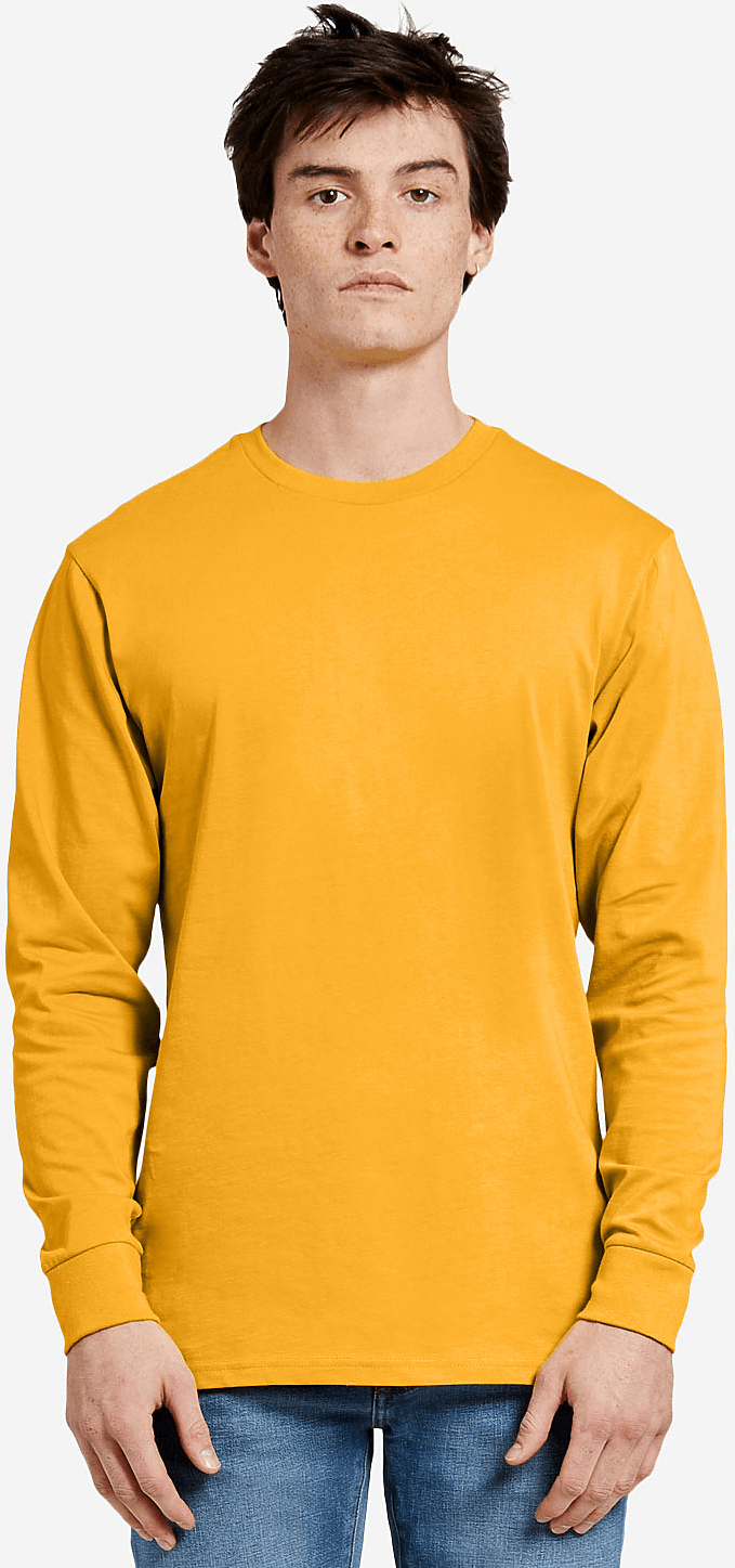 Lane Seven Ls15009 Heavyweight Long Sleeve Tee - Mustard