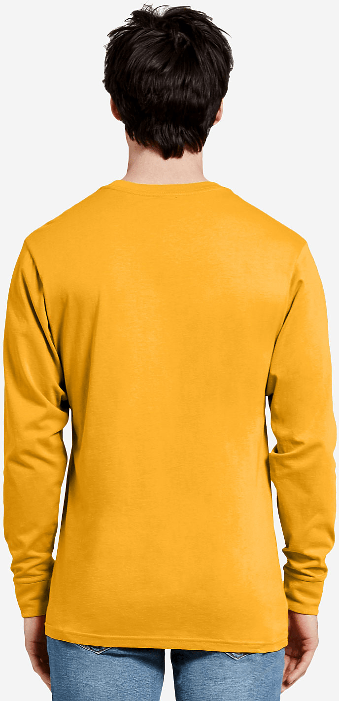 Lane Seven Ls15009 Heavyweight Long Sleeve Tee - Mustard