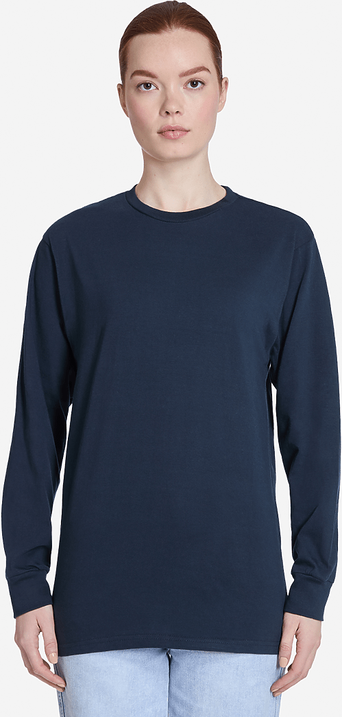 Lane Seven Ls15009 Heavyweight Long Sleeve Tee - Navy