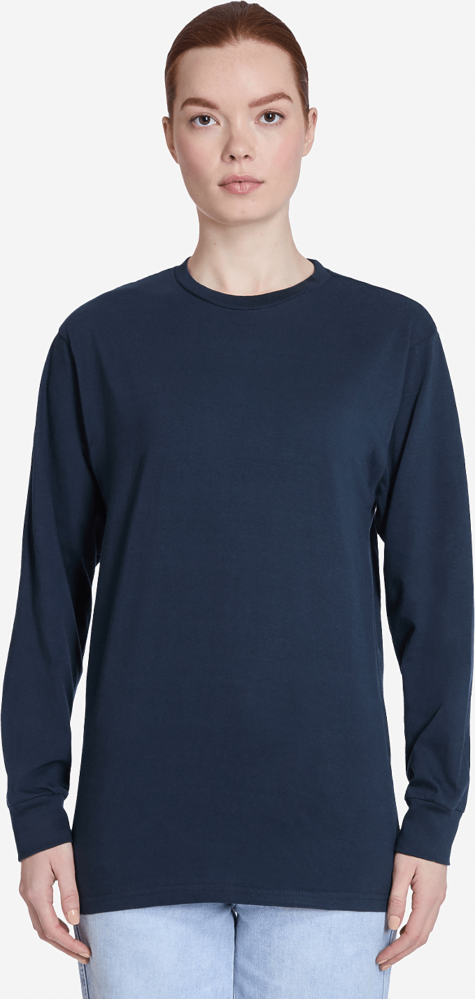Lane Seven Ls15009 Heavyweight Long Sleeve Tee - Navy