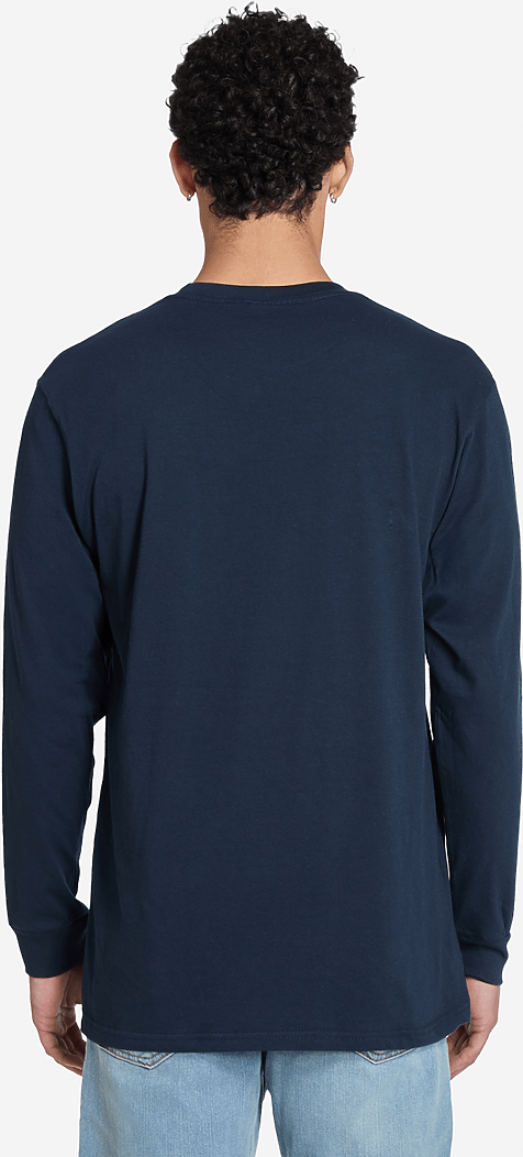 Lane Seven Ls15009 Heavyweight Long Sleeve Tee - Navy