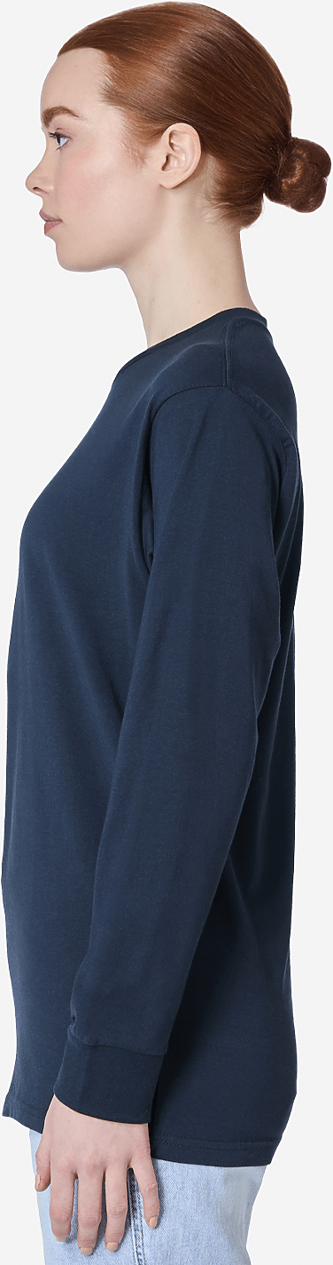 Lane Seven Ls15009 Heavyweight Long Sleeve Tee - Navy