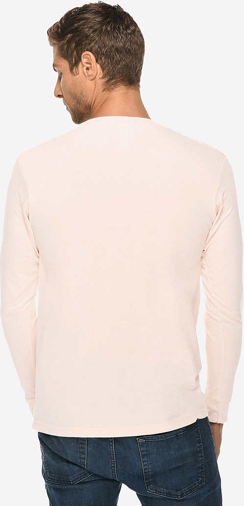 Lane Seven Ls15009 Heavyweight Long Sleeve Tee - Pale Pink