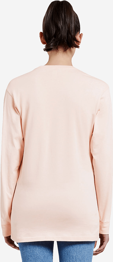 Lane Seven Ls15009 Heavyweight Long Sleeve Tee - Pale Pink