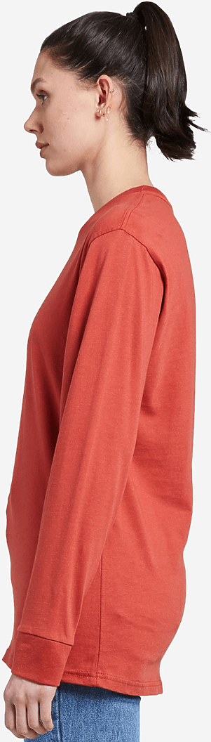 Lane Seven Ls15009 Heavyweight Long Sleeve Tee - Paprika
