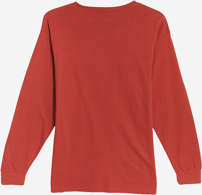 Lane Seven Ls15009 Heavyweight Long Sleeve Tee - Paprika