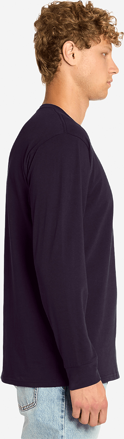 Lane Seven Ls15009 Heavyweight Long Sleeve Tee - Plum