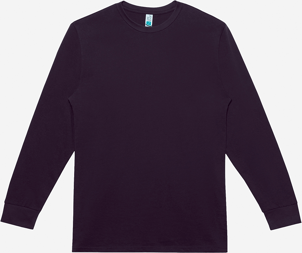 Lane Seven Ls15009 Heavyweight Long Sleeve Tee - Plum