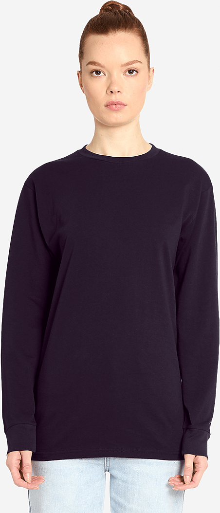 Lane Seven Ls15009 Heavyweight Long Sleeve Tee - Plum