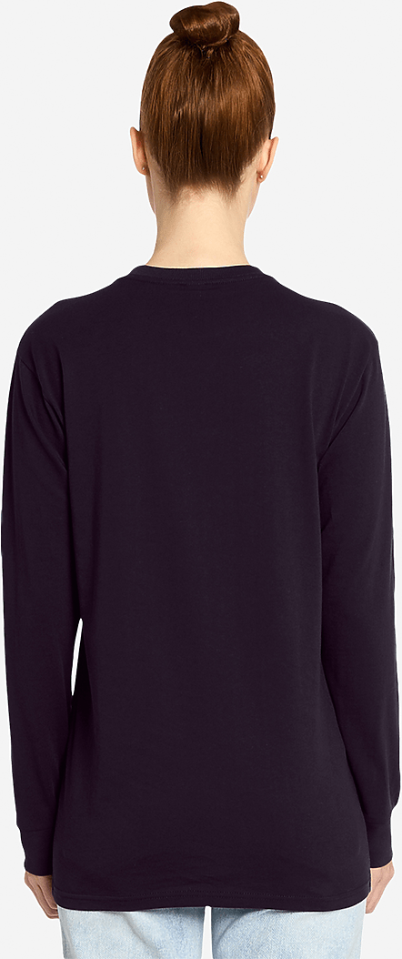 Lane Seven Ls15009 Heavyweight Long Sleeve Tee - Plum