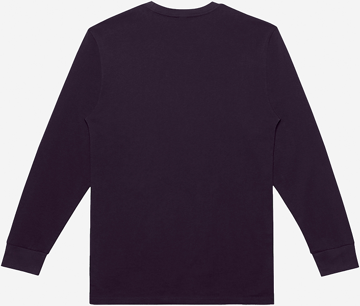 Lane Seven Ls15009 Heavyweight Long Sleeve Tee - Plum